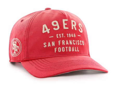 SAN FRANCISCO 49ERS DUSTED LARAMIE  47 HITCH RELAXED FIT For Sale