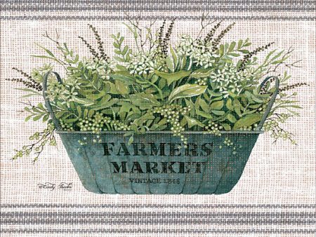 CIN1112 - Galvanized Farmer s Market Home Sweet Home Hot on Sale