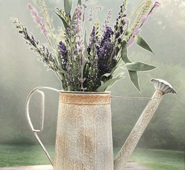 LD1327 - Lavender Watering Can - 12x18 Sale