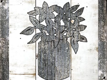 CIN1076 - Galvanized Floral Sale