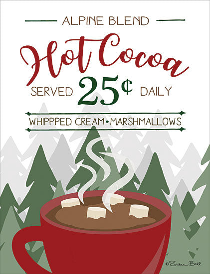 SB592 - Hot Cocoa Served Daily - 12x16 Discount