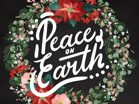 ST345 - Peace on Earth Wreath on Sale