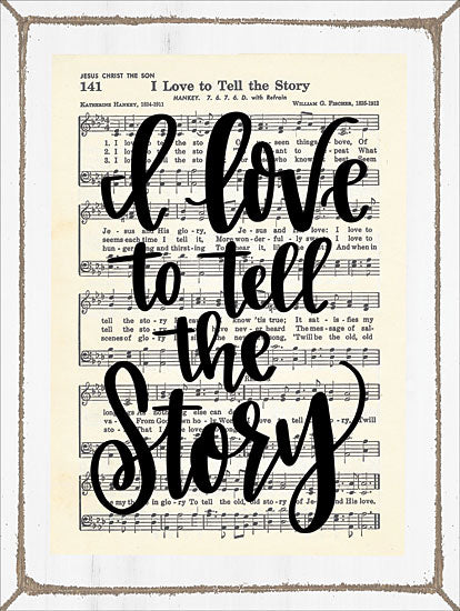 DUST139 - I Love to Tell the Story - 12x16 Cheap