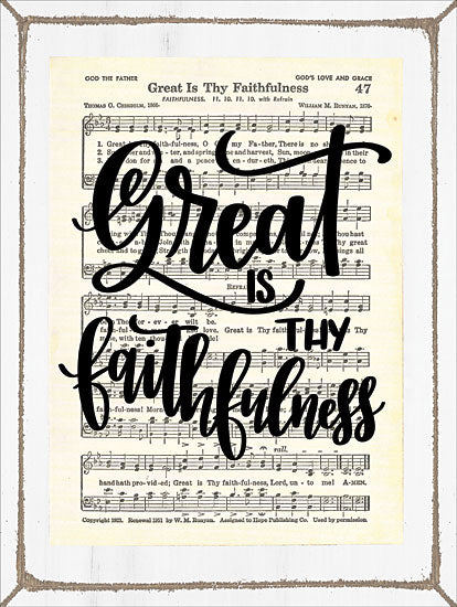 DUST135 - Great is Thy Faithfulness - 12x16 Supply