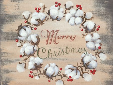 BR452 - Cotton Wreath Holiday - 12x12 Supply