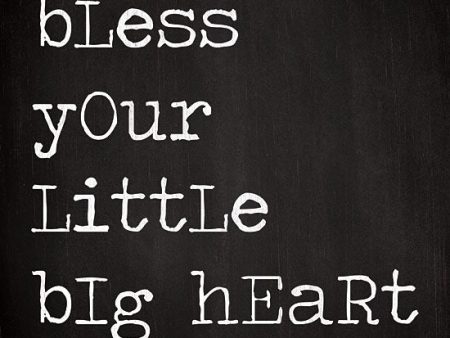 JAXN157 - Bless Your Little Big Heart - 12x12 Online Sale